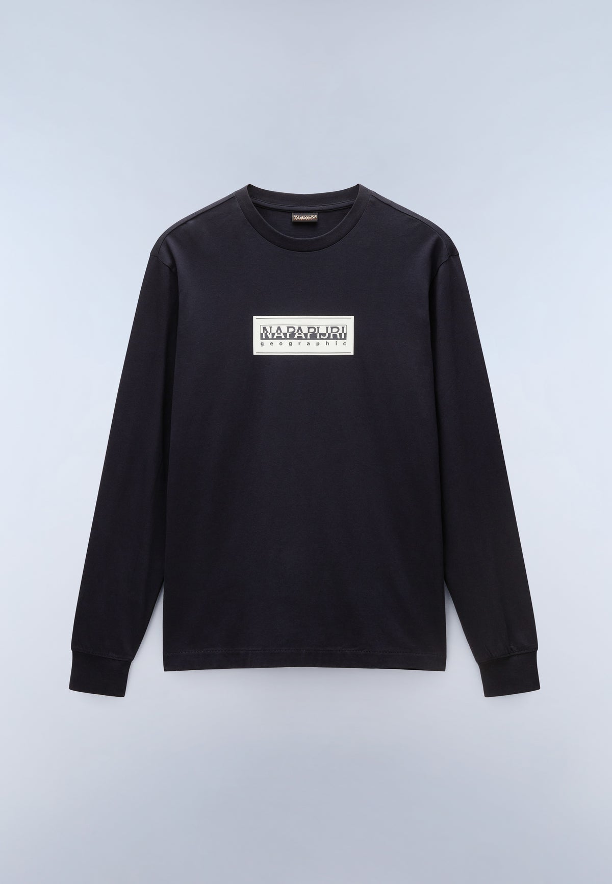 Langärmeliges Jersey-T-Shirt Box Logo  - 1
