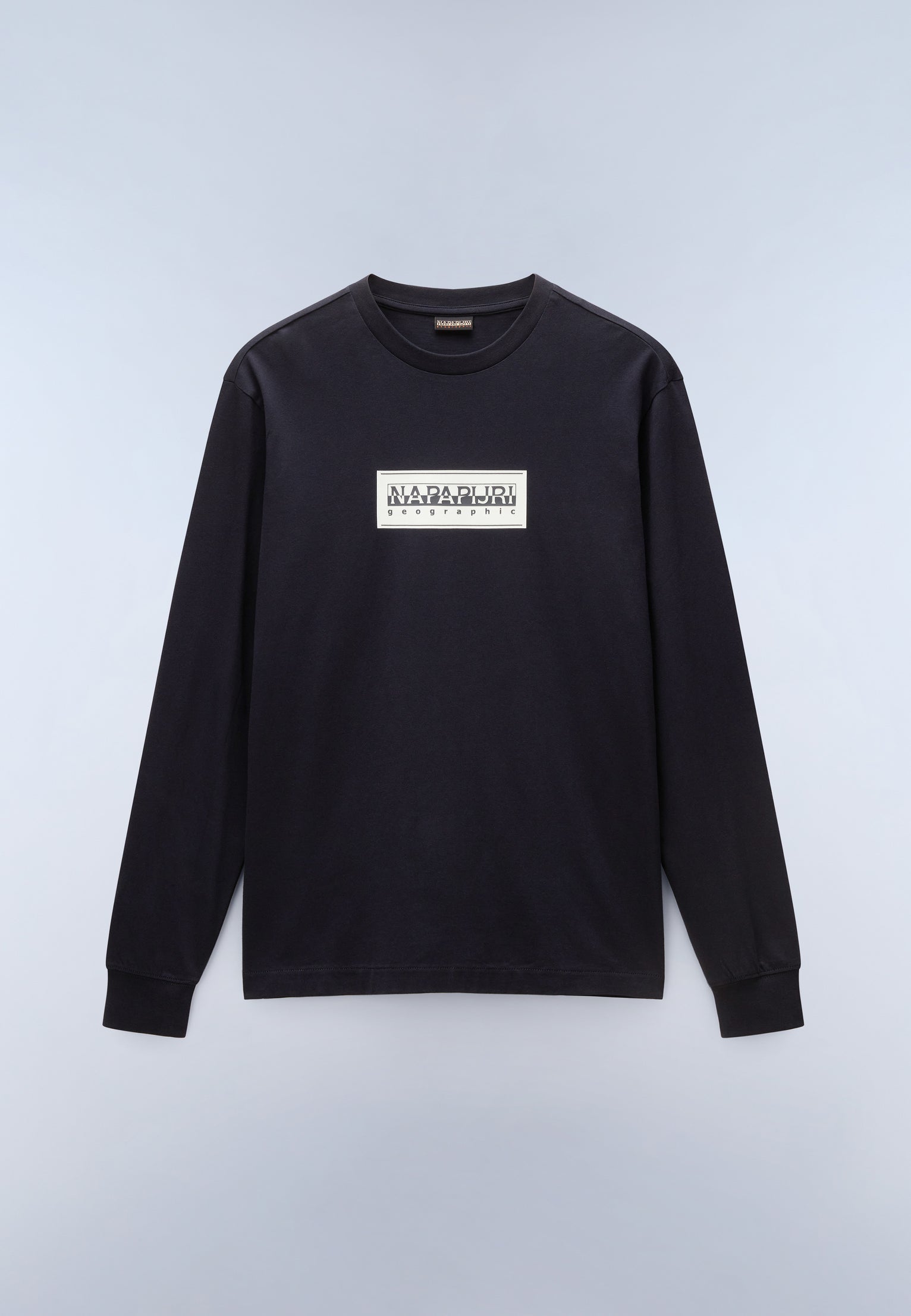 Box Logo Jersey Long Sleeve T-Shirt Black