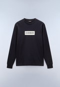 Box Logo Jersey Long Sleeve T-Shirt Black - 1