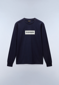 Langärmeliges Jersey-T-Shirt Box Logo  - 1