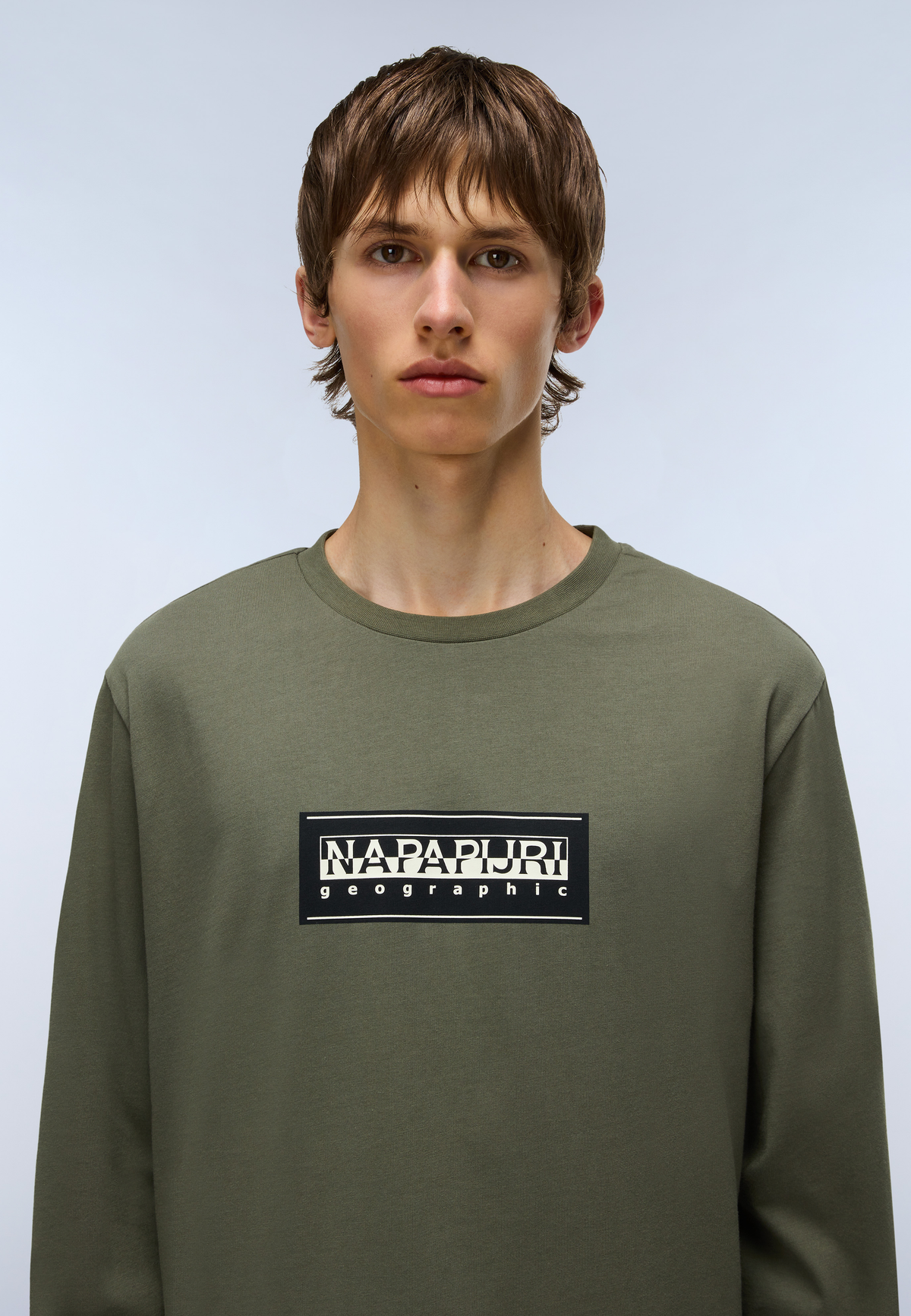 Box Logo Jersey T-Shirt met Lange Mouwen  - 2