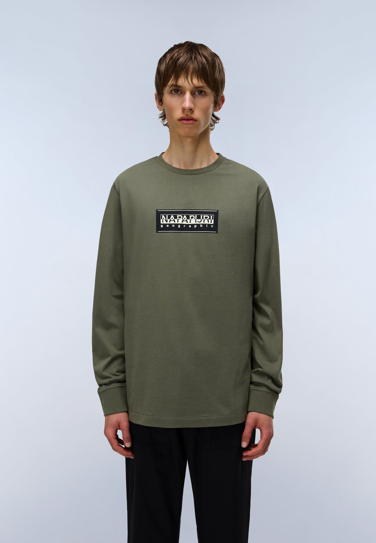 Box Logo Jersey T-Shirt met Lange Mouwen  - 3