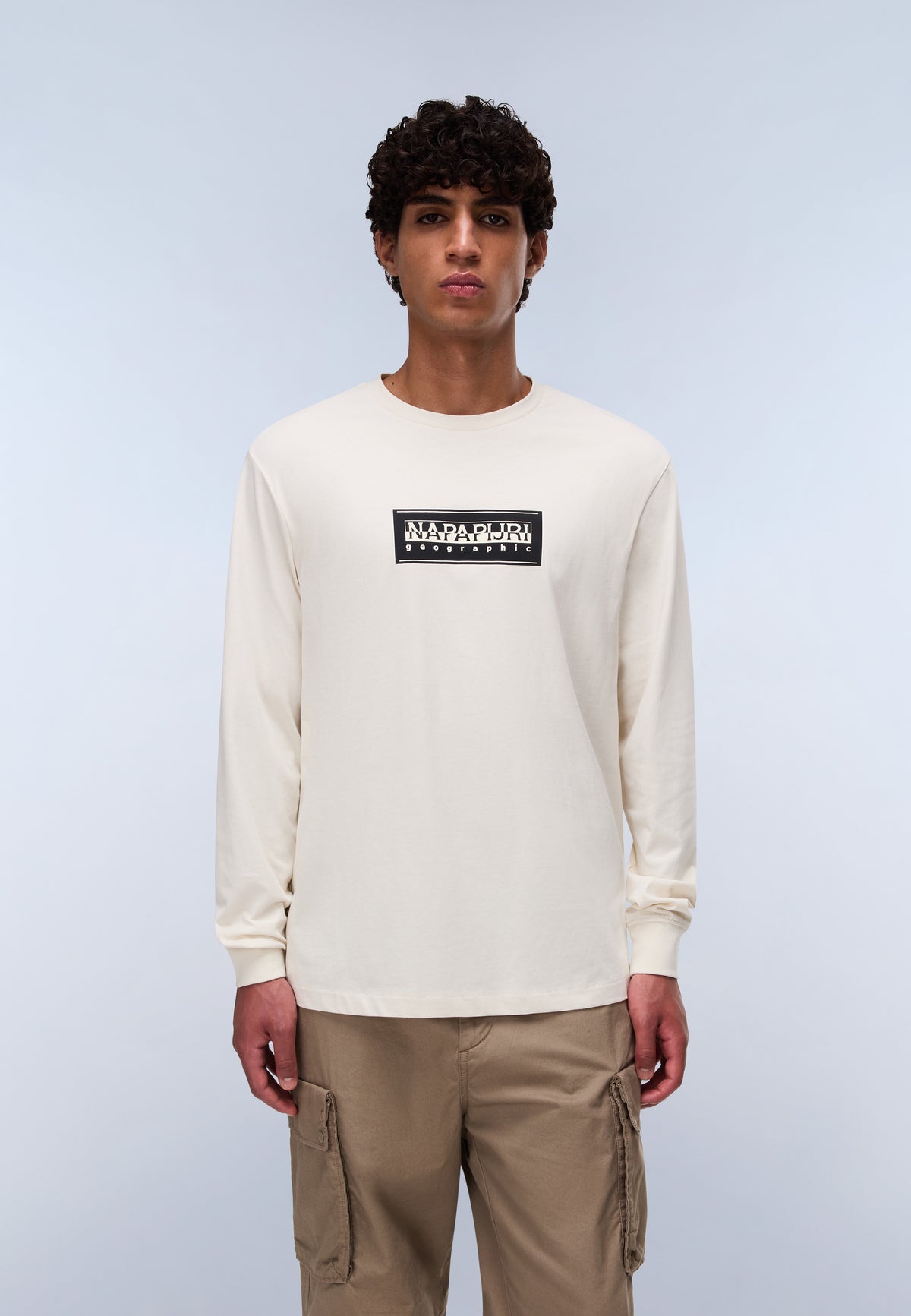 Box Logo Jersey T-Shirt met Lange Mouwen  - 3