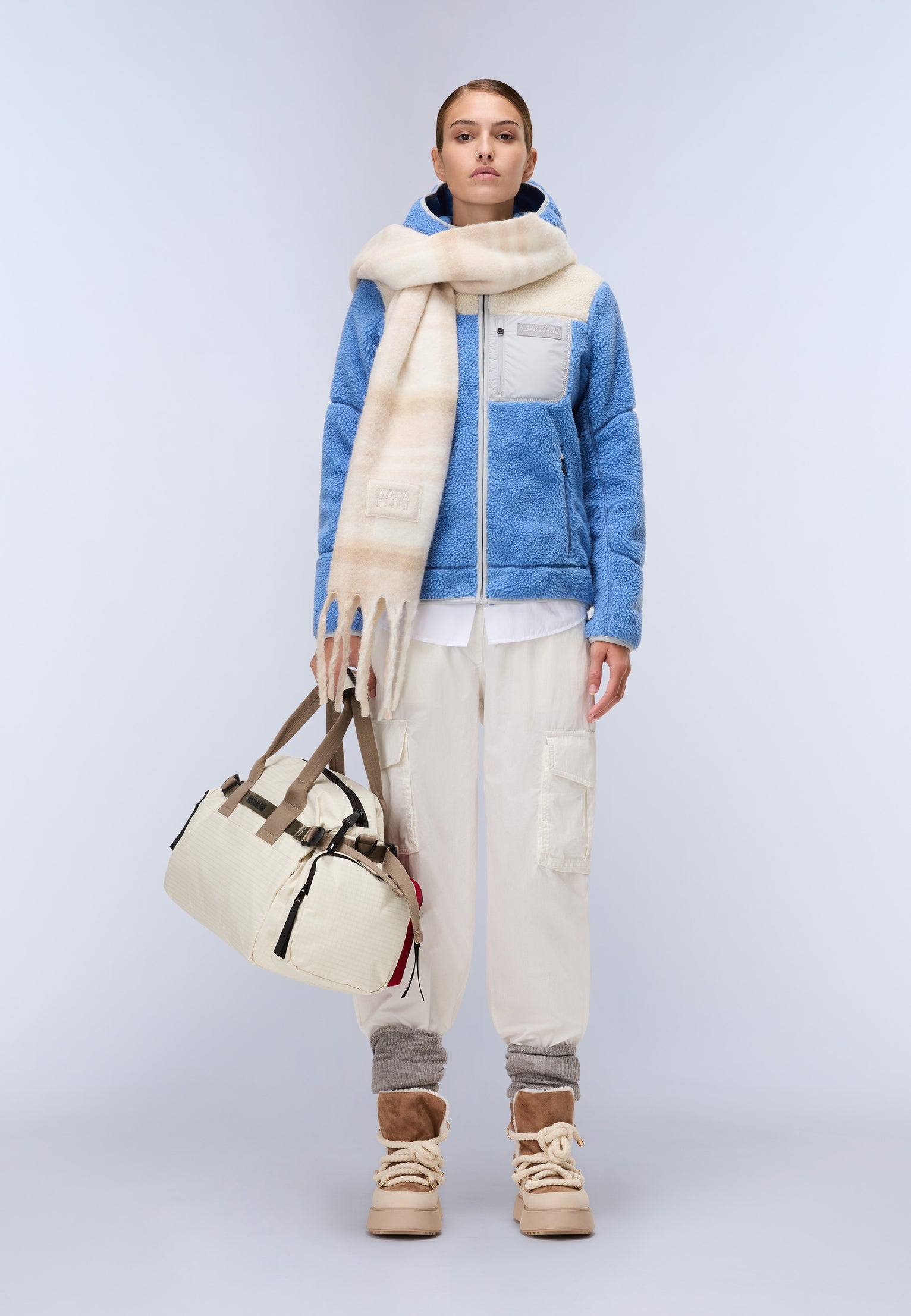 Fleecepullover mit Kapuze und Reißverschluss Yupik 