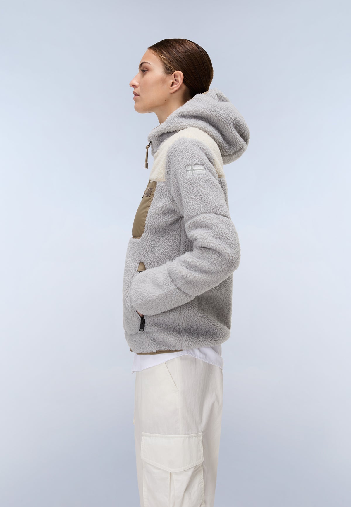 Fleecepullover mit Kapuze und Reißverschluss Yupik  - 4