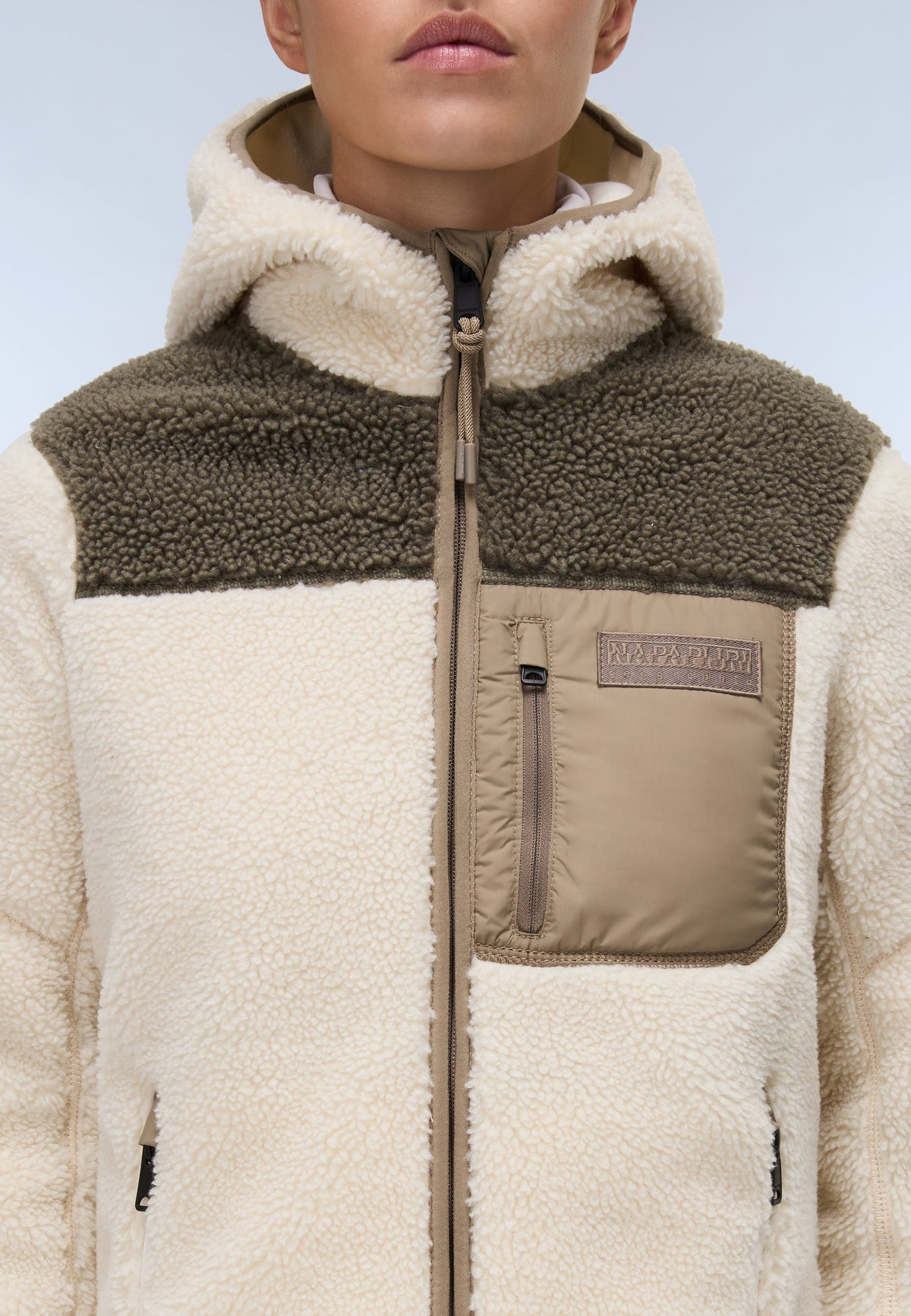 Fleecepullover mit Kapuze und Reißverschluss Yupik  - 7