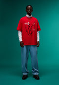 Osorno Jersey Short Sleeve T-Shirt Red Lychee - 2