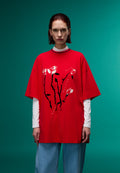 Osorno Jersey Short Sleeve T-Shirt Red Lychee - 4