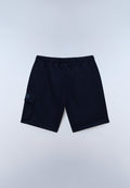 Box Logo Cargo Bermuda Shorts Dark Blue - 8