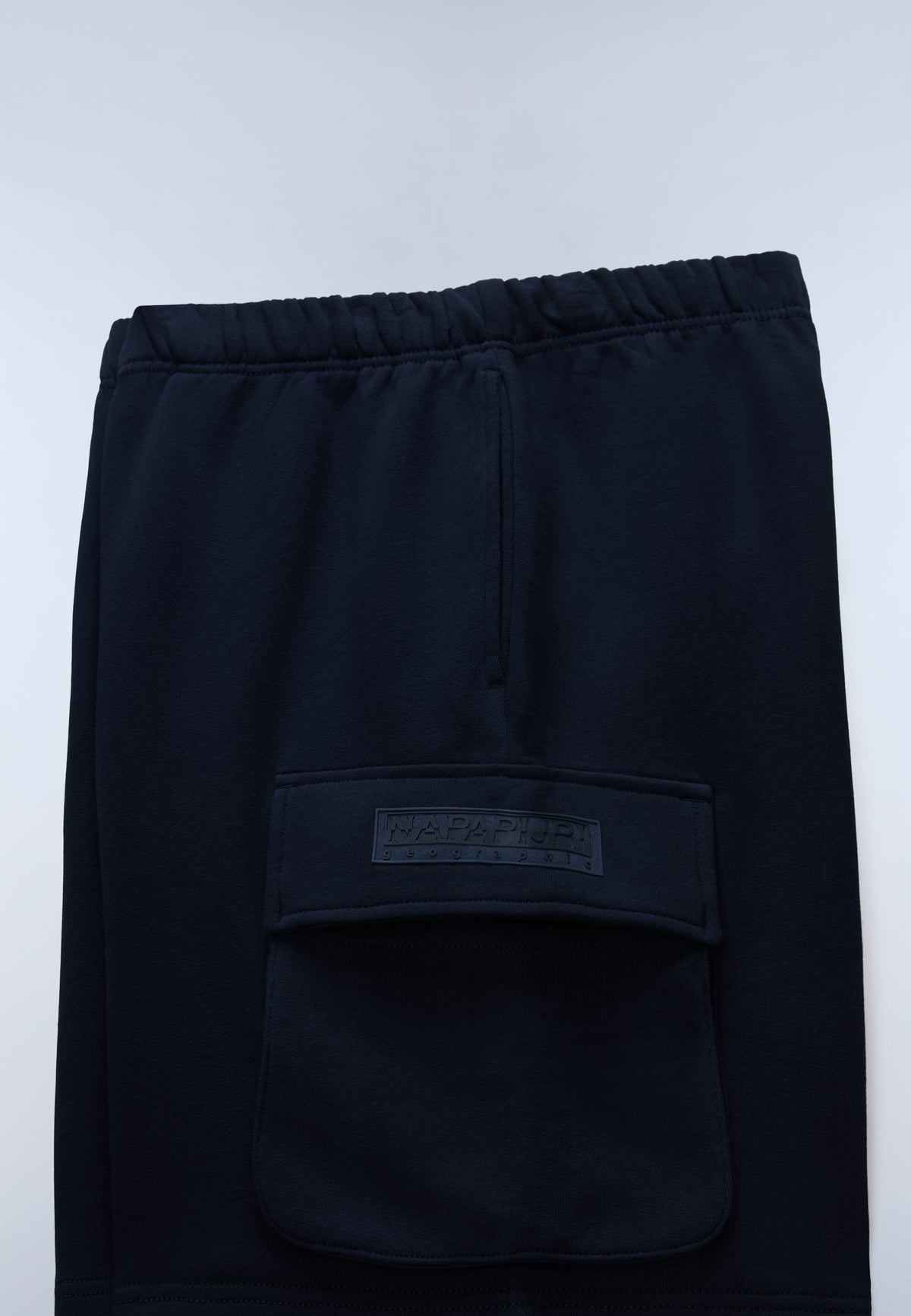 Box Logo Cargo Bermuda Shorts Dark Blue - 7