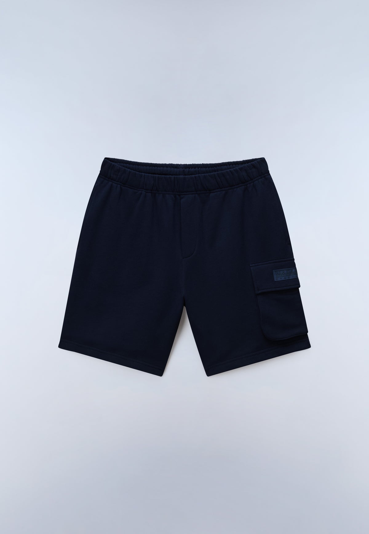 Box Logo Cargo Bermuda Shorts Dark Blue - 1
