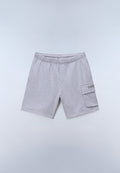 Box Logo Cargo Bermuda Shorts Light Grey - 1