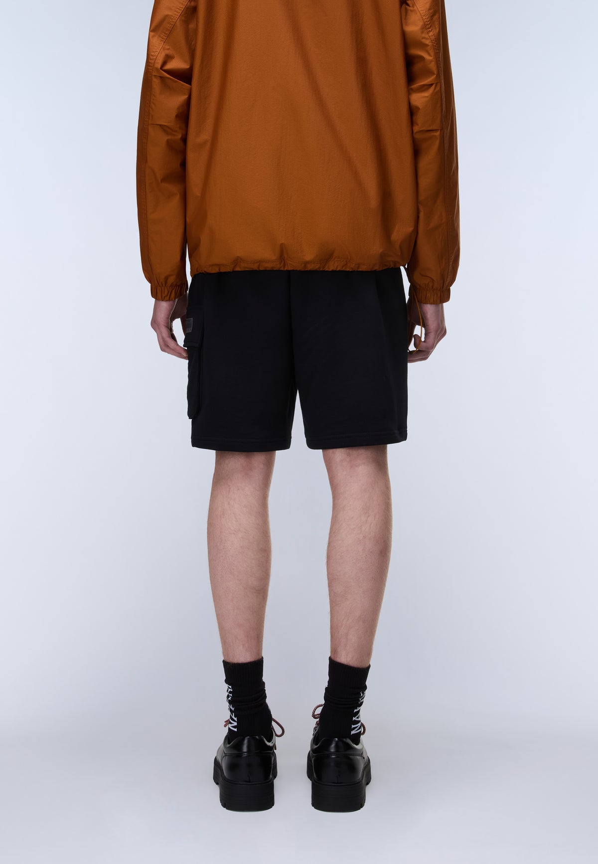 Box Logo Cargo Bermuda Shorts Black - 5