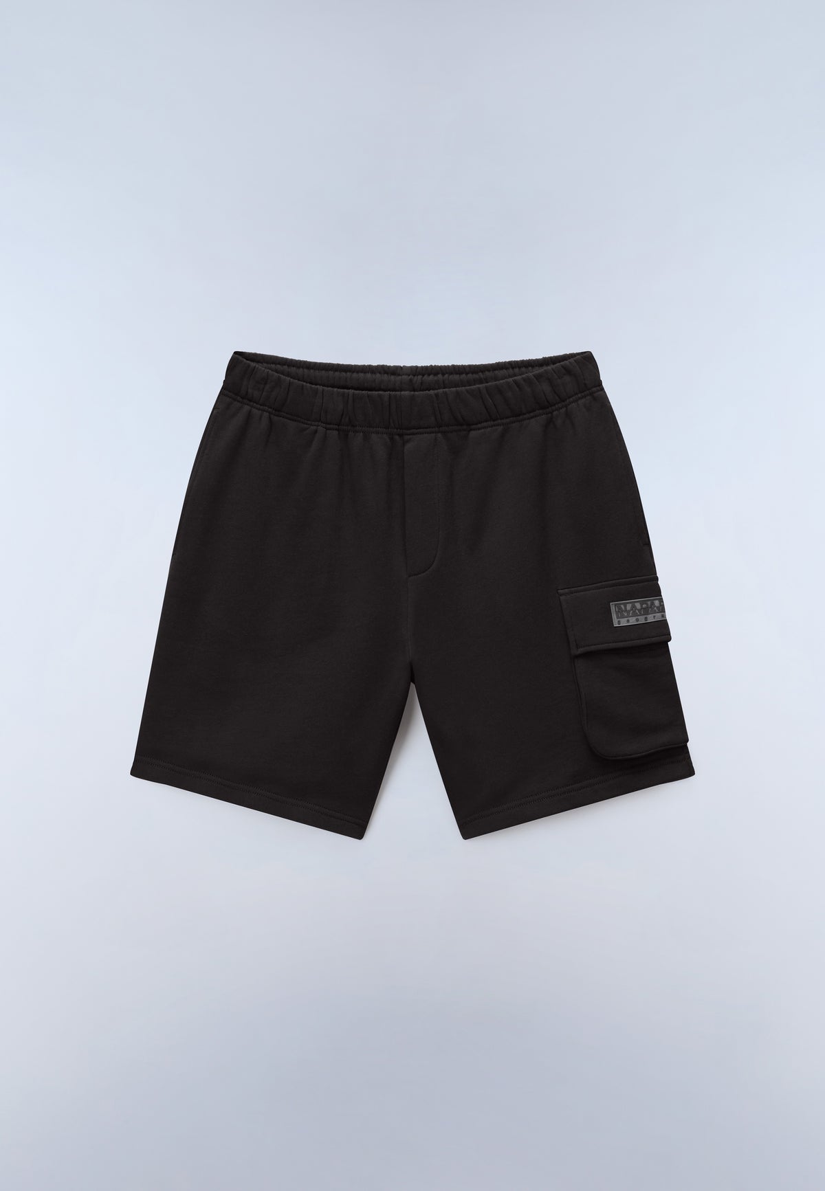 Box Logo Cargo Bermuda Shorts Black - 1