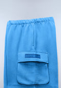 Box Logo Cargo Bermuda Shorts Light Blue - 7