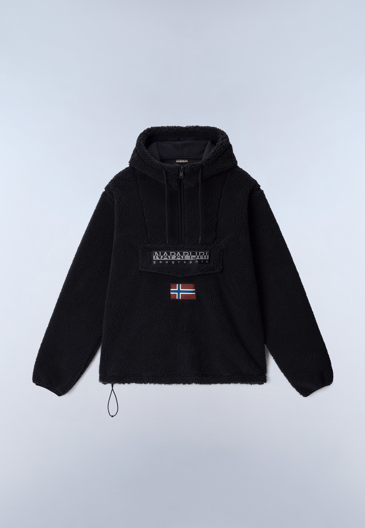 Napapijri Curly-Fleece-Pullover Burgee Zwart Heren - 1