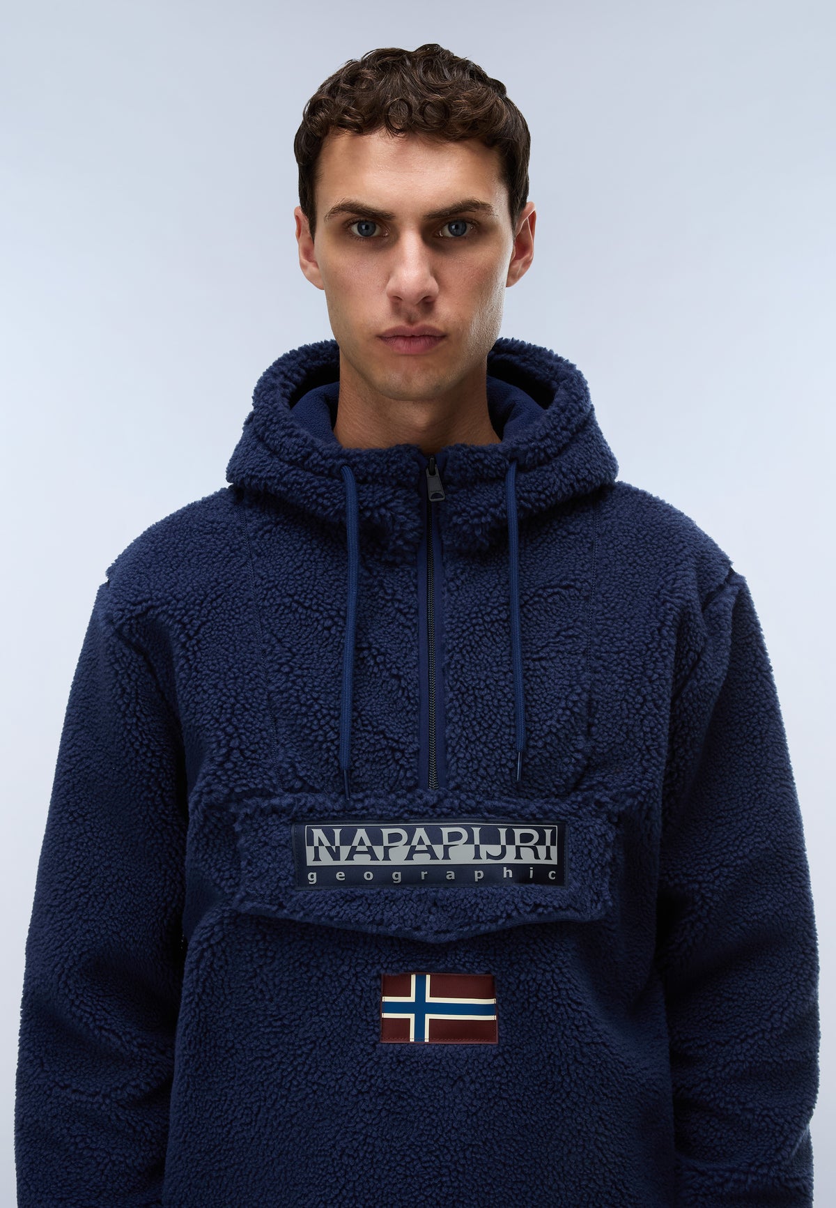 Napapijri Polaire Bouclée Burgee Bleu Academy Men - 2