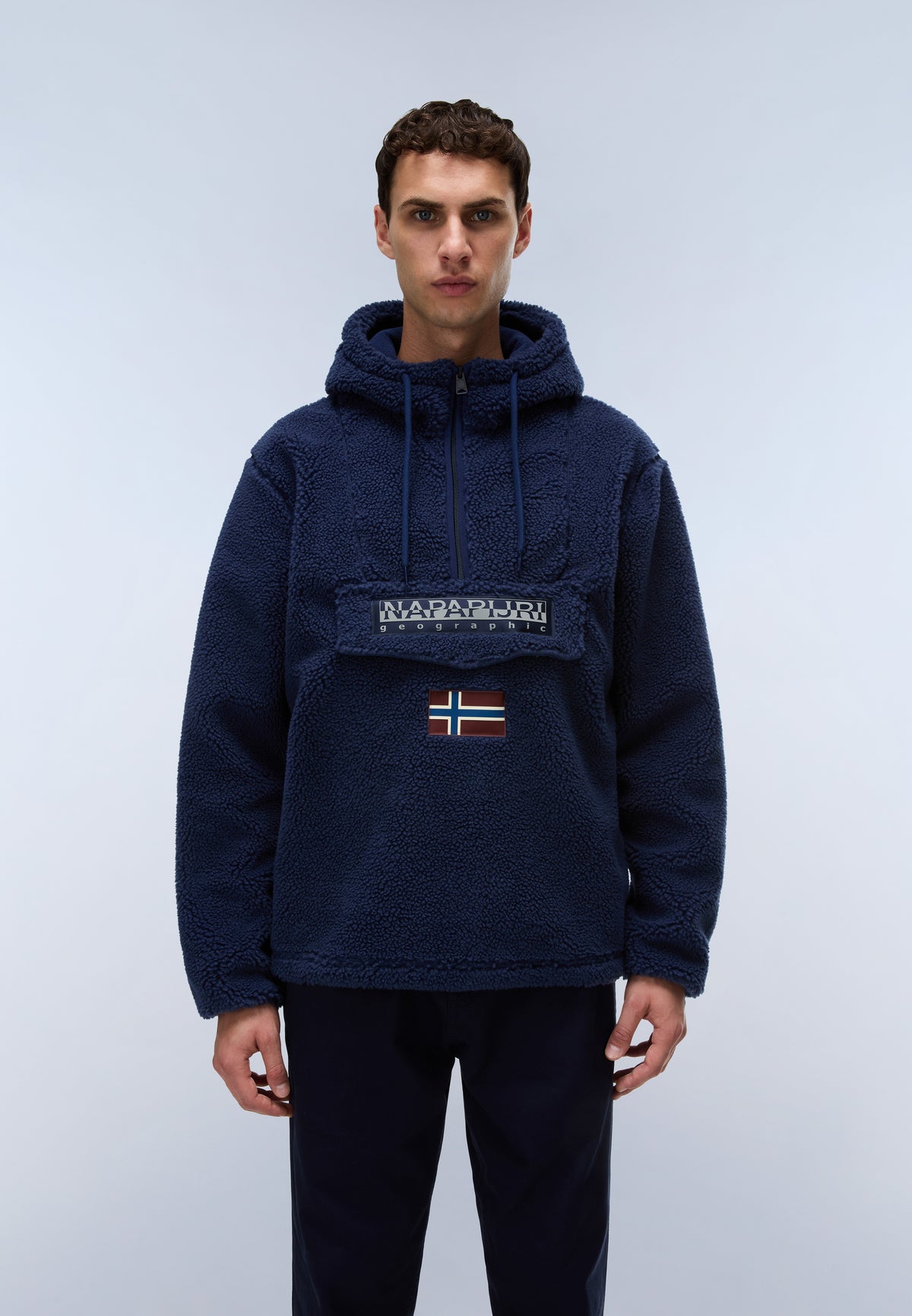 Napapijri Polaire Bouclée Burgee Bleu Academy Men - 3