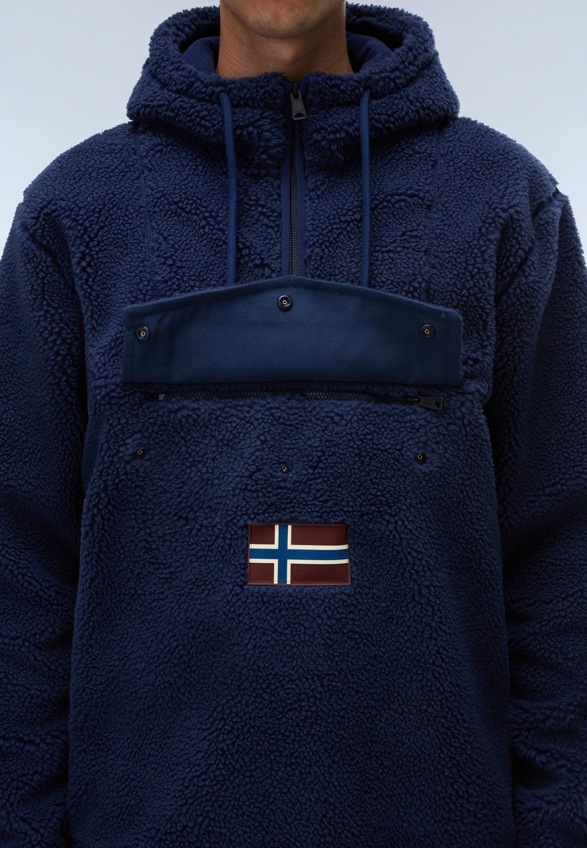 Napapijri Polaire Bouclée Burgee Bleu Academy Men - 5