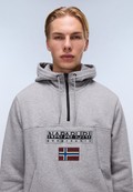 Burgee Hoodie Medium Grey Melange - 2