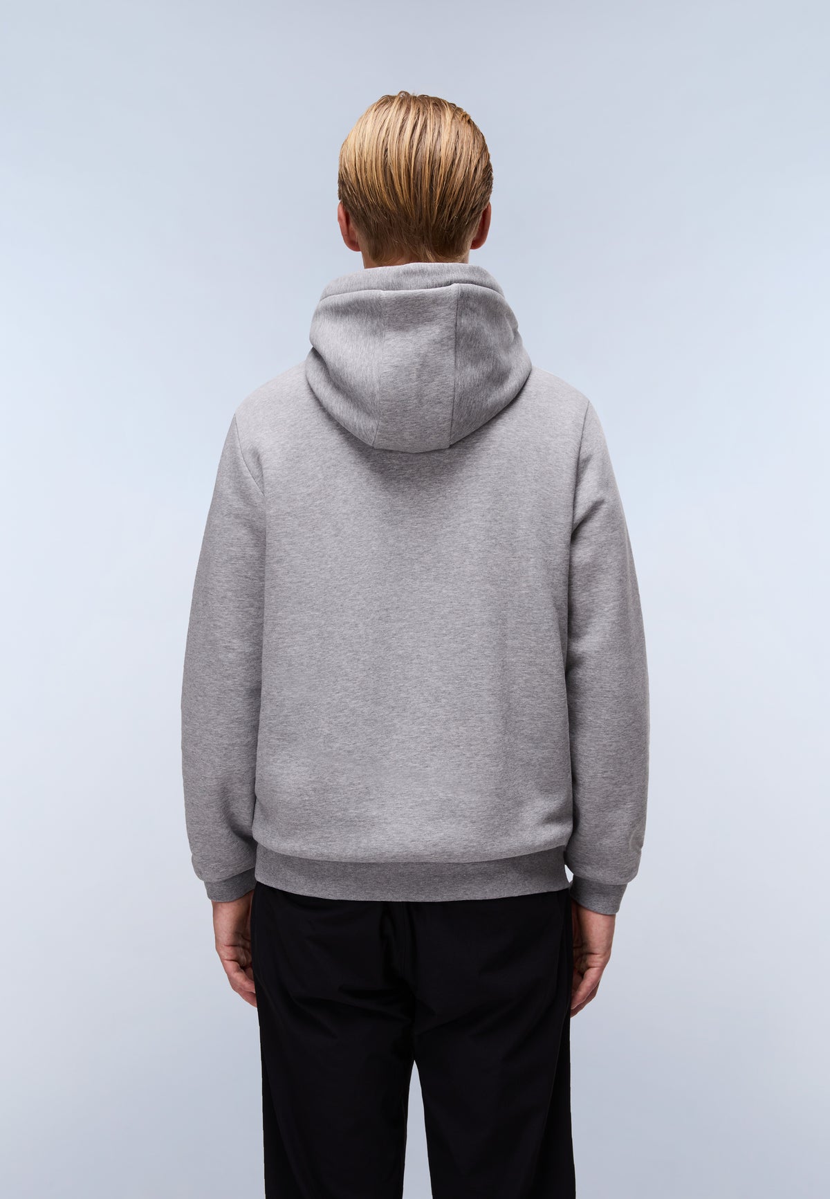 Burgee Hoodie Medium Grey Melange - 5