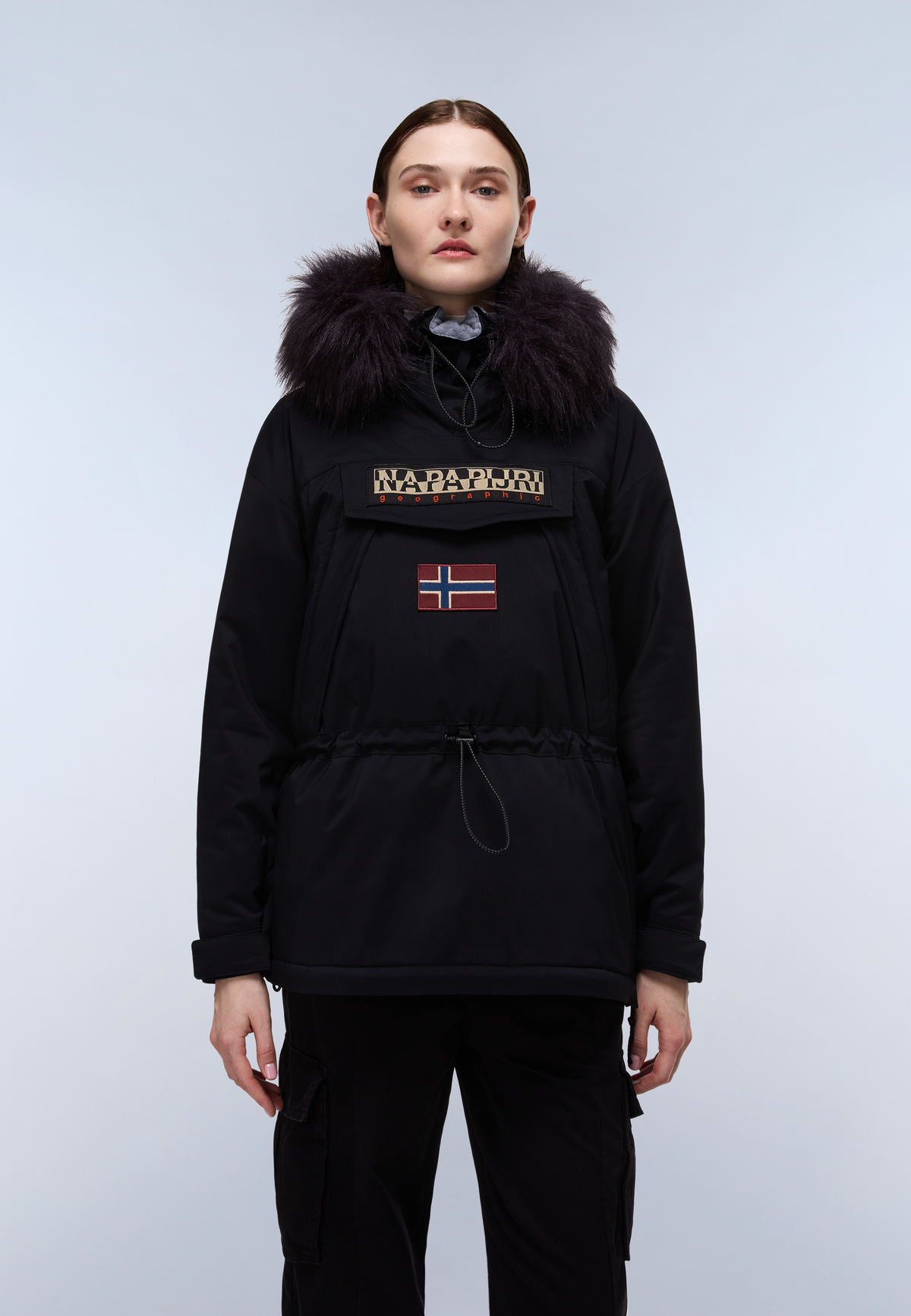 Skidoo Anorak Jacket Black - 3