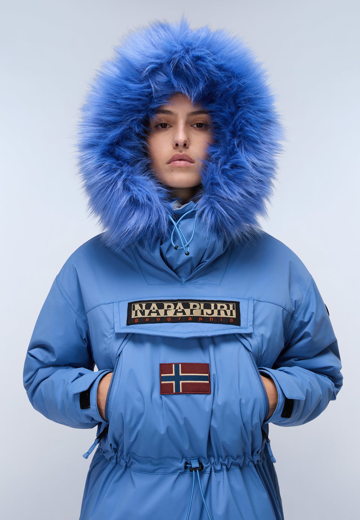 Skidoo Anorak Jacket Blue Riviera - 2
