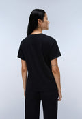 Camiseta de Manga Corta Aurora Negro - 4
