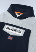 Burgee Hoodie (4-16 Years) Grey Black - 6