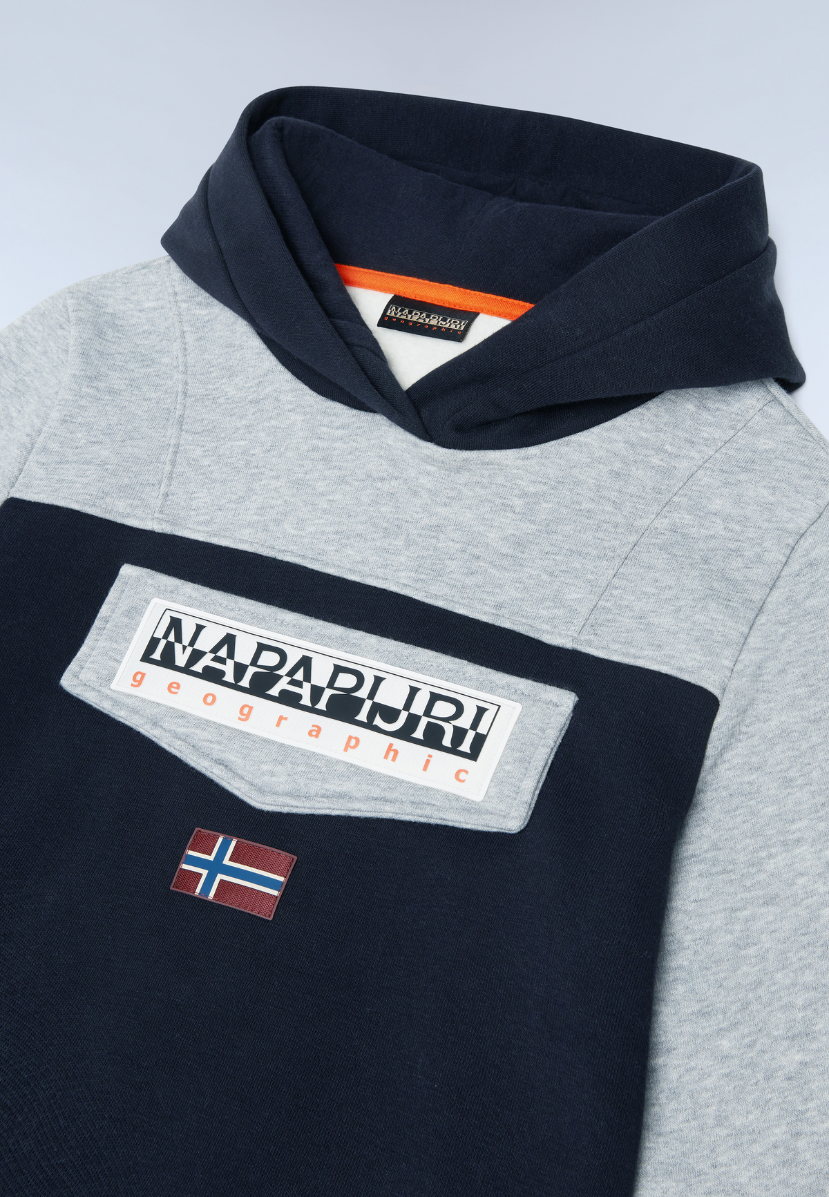 Burgee Hoodie (4-16 Years) Grey Black - 6