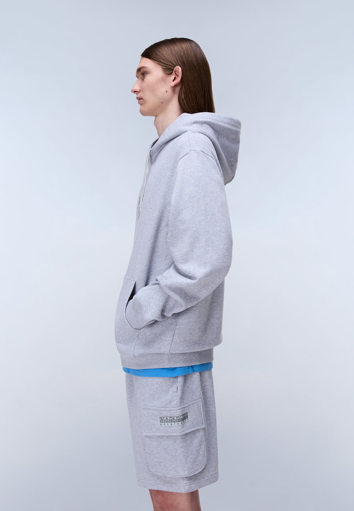 French Terry Kapuzenpullover Box Logo  - 4