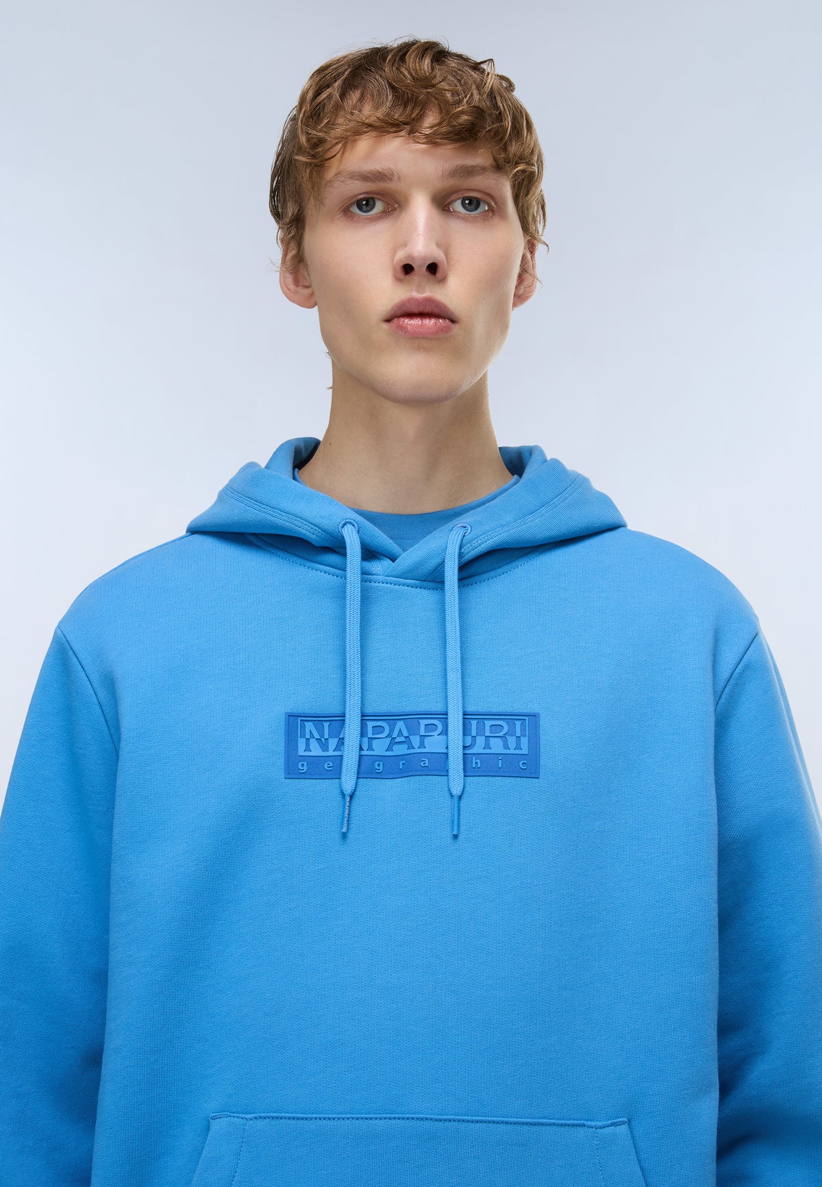 French Terry Kapuzenpullover Box Logo  - 2