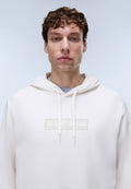 Box Logo French Terry Hoodie White Whisper - 2