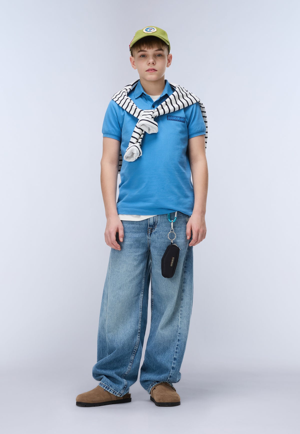 Polo à Manches Courtes ﻿en Piqué Box Logo  - 2