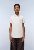 New Box Logo Piqué Short Sleeve Polo White Whisper - 3