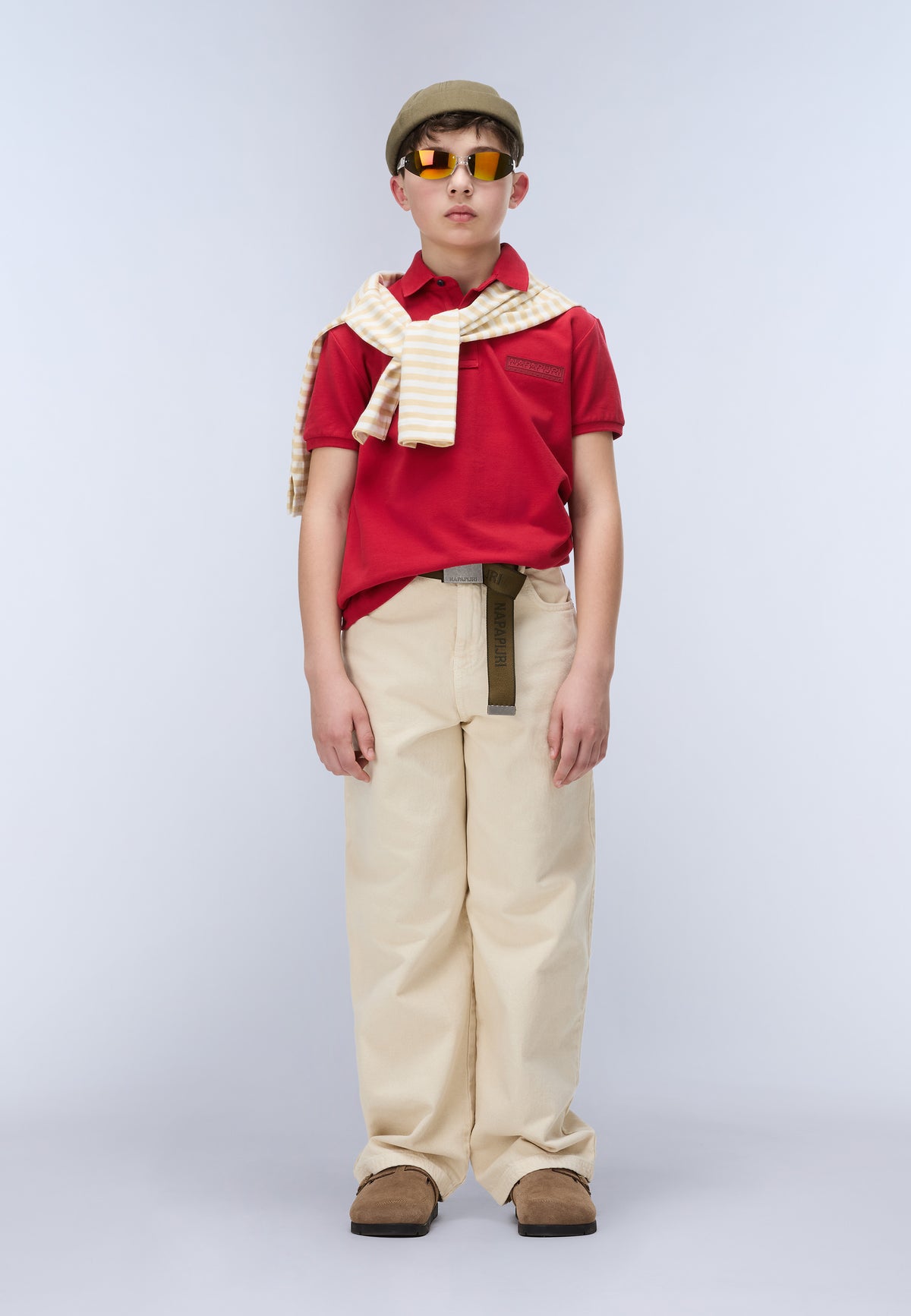 New Box Logo Piqué Polo met Korte Mouwen  - 2