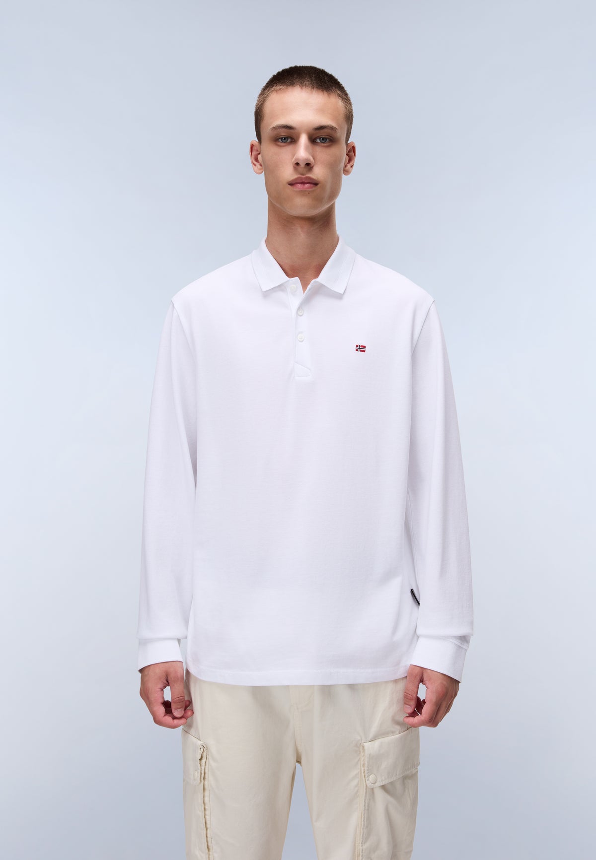Piqué-Poloshirt Ealis mit Langen Ärmeln  - 3