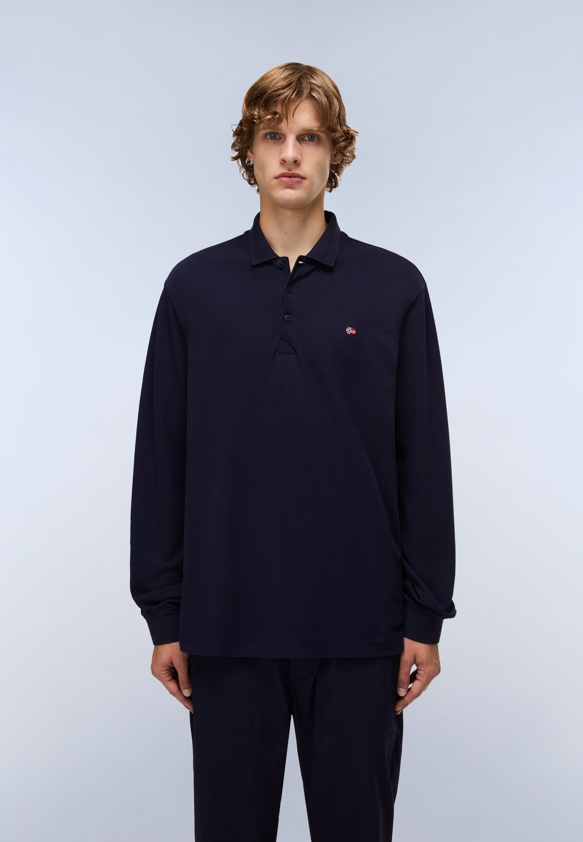 Piqué-Poloshirt Ealis mit Langen Ärmeln  - 2