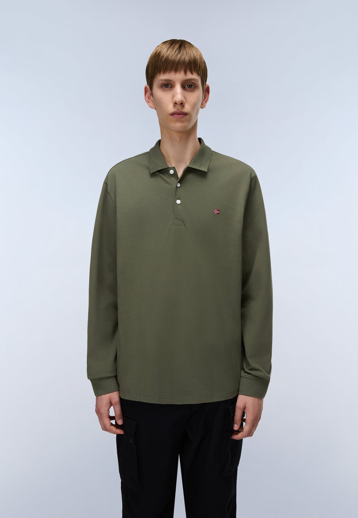 Tommy Hilfiger Long Sleeve Napapijri Polo Manica Lunga Uomo Ealis