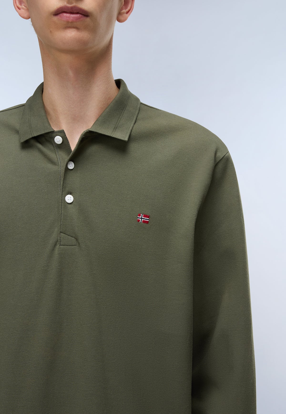 Ealis Piqué Poloshirt met Lange Mouwen  - 5