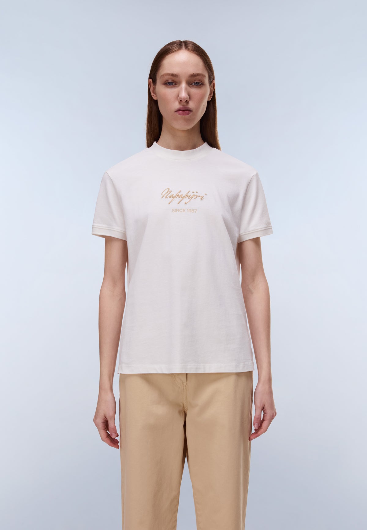 Baryte Short Sleeve T-Shirt White Whisper - 3