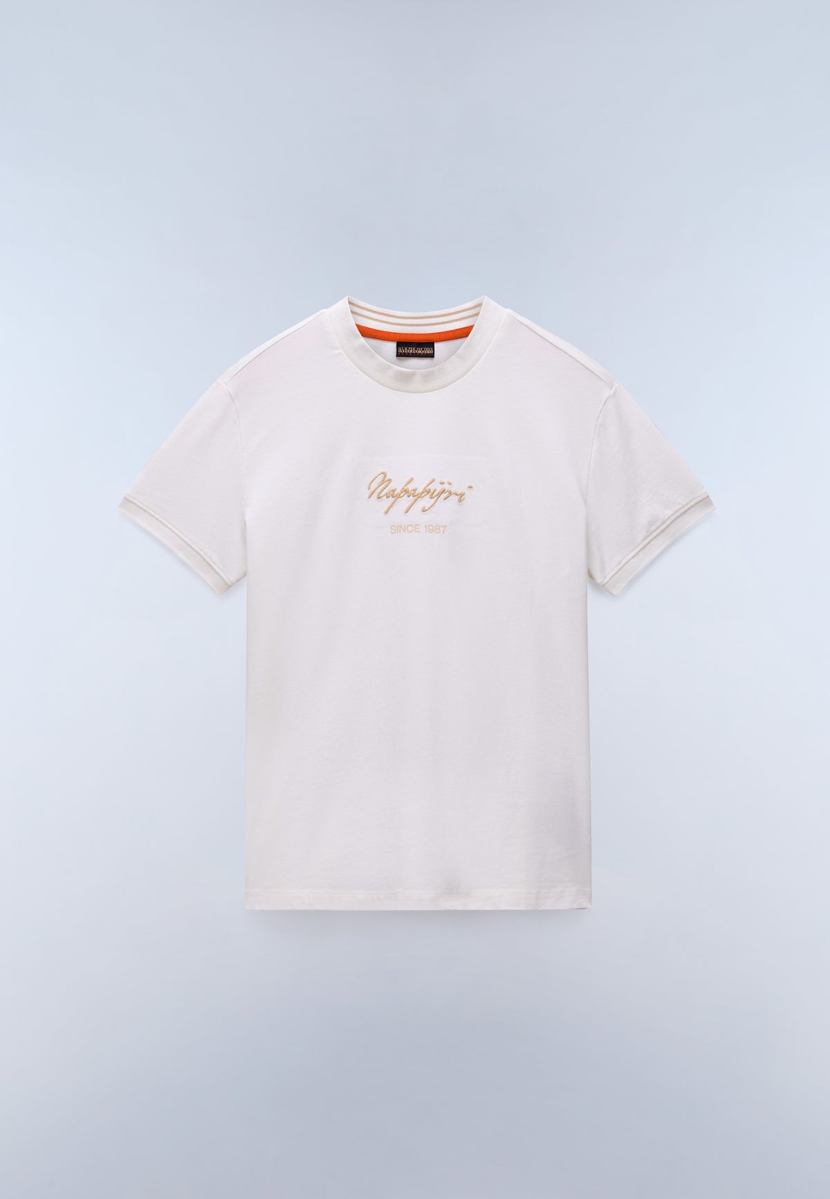 Baryte Short Sleeve T-Shirt White Whisper - 1