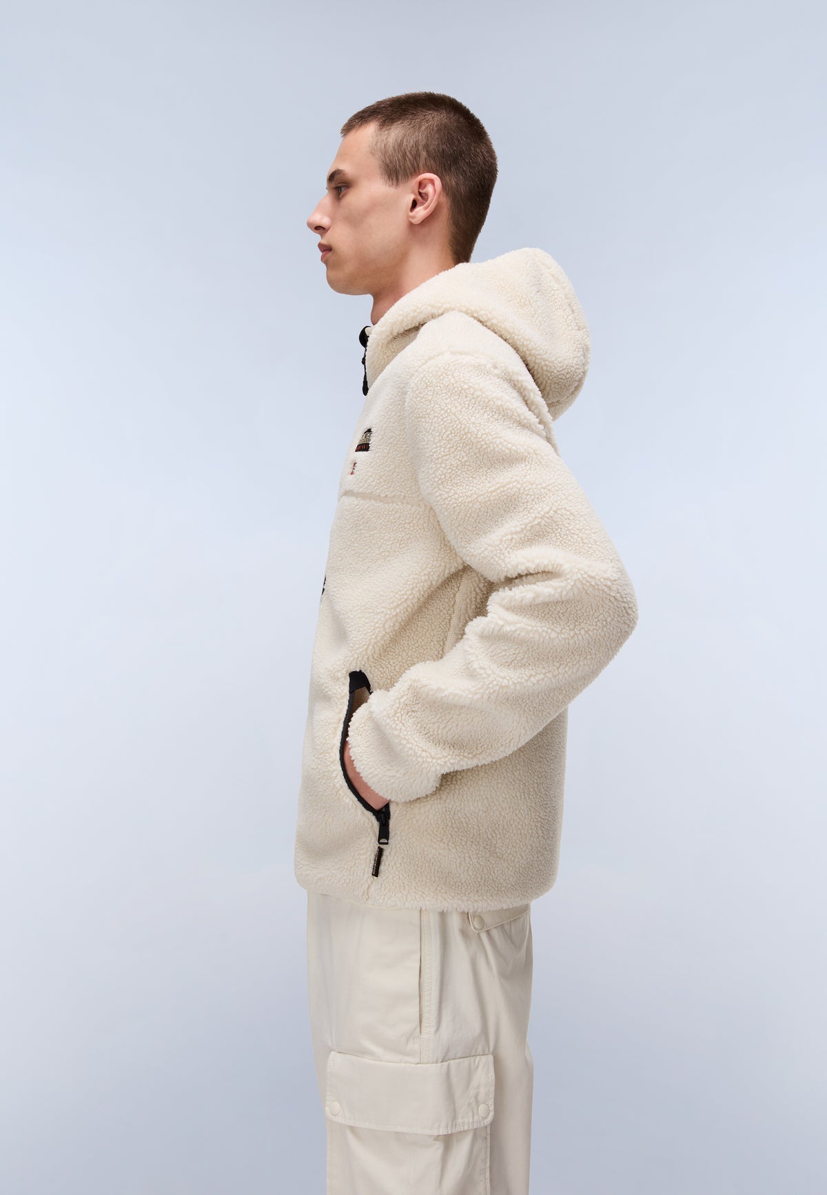 Fleecepullover mit Kapuze und Reißverschluss Tynik  - 4