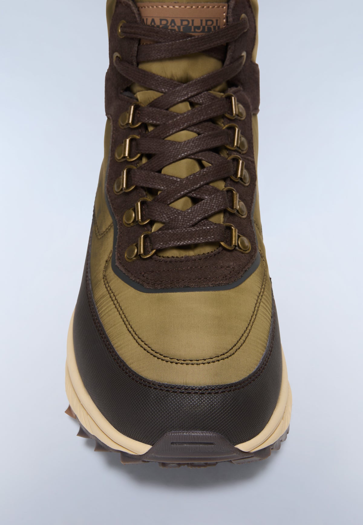 Vortec High Top Trainers Green Brown - 7