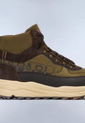 Vortec High Top Trainers Green Brown - 8