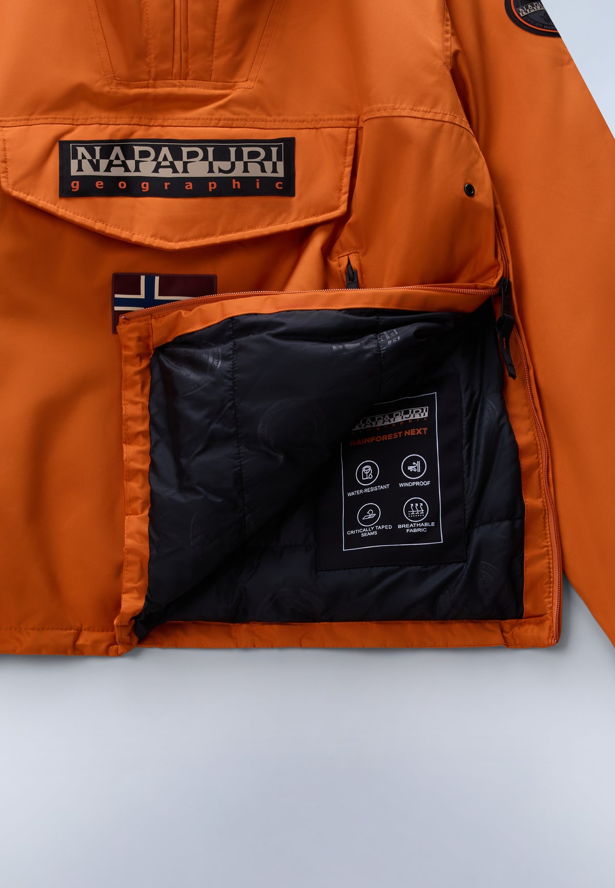 Rainforest Next Winter Anorak Jacket Orange Pumpkin - 10