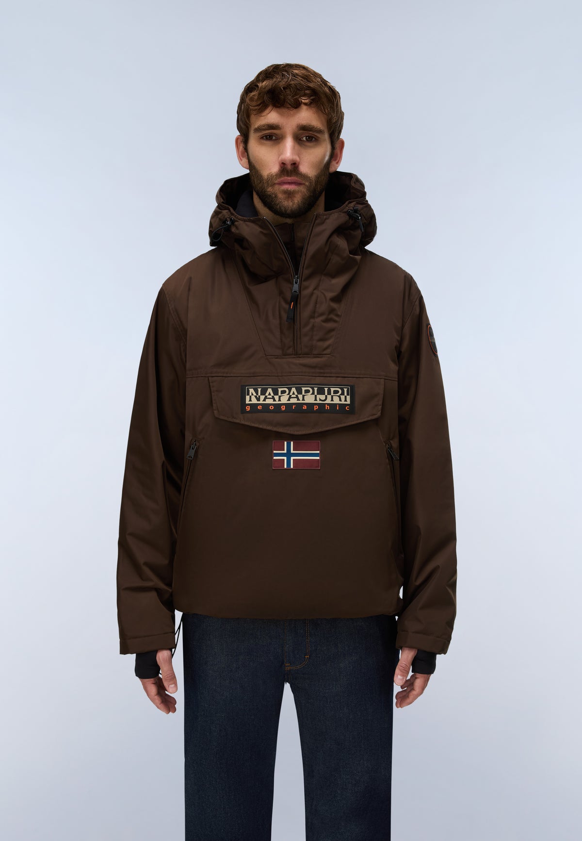 Rainforest Next Winter Anorak Jacket Dark Brown - 4
