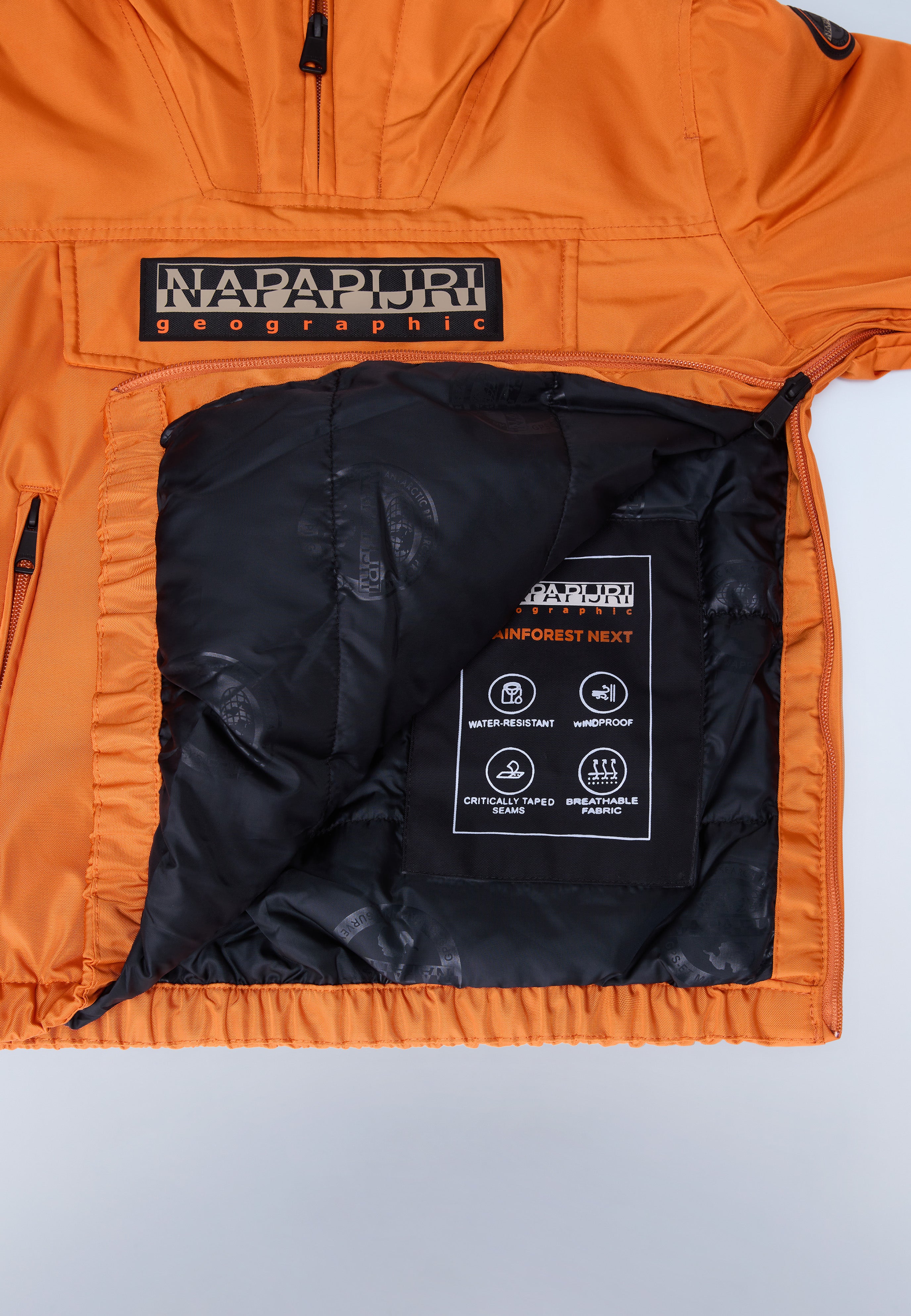 NAPAPIJRI オレンジ ダウンジャケット　M Rainforest Next Summer Anorak | | Napapijri GB