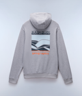 Sovana French Terry Hoodie Medium Grey Melange - 4