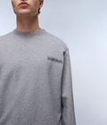 Sovana French Terry Sweatshirt Medium Grey Melange - 5